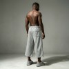 DTG Galaxy Print Pearl Bead Rhinestone Capri pants | French Terry Drawstring Waist | OEM Streetwear