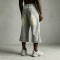 Acid Washed Spray Dye DTG Print Bead Embellished Capri pants | Heavyweight cotton | Custom Streetwear