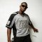 Custom Men's Oversized Boxy Mesh Panel Jersey T-Shirt