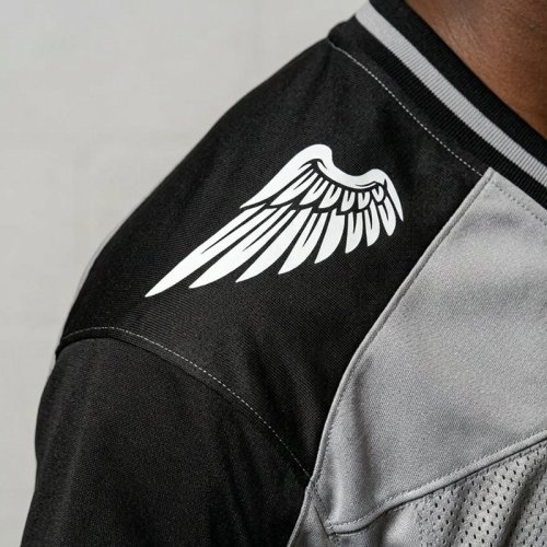 Custom Men's Oversized Boxy Mesh Panel Jersey T-Shirt