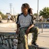 Custom Men's Oversized Boxy Mesh Panel Jersey T-Shirt