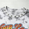 Custom Men's Oversized Boxy Spray Dye Rivet DTG T-Shirt