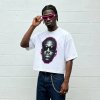 Custom Men's Oversized Boxy 100% Cotton Silk Screen T-Shirt