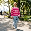 Custom Men's Oversized Boxy Embroidery Cotton-Blend T-Shirt