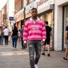 Custom Men's Oversized Boxy Embroidery Cotton-Blend T-Shirt