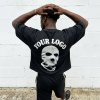 Custom Men's Oversized Boxy 100% Cotton DTG Print T-Shirt