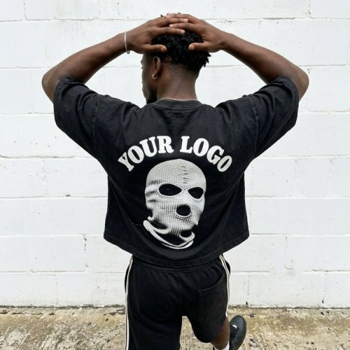 Custom Men's Oversized Boxy 100% Cotton DTG Print T-Shirt