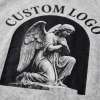 Custom Men's Oversized Boxy 95/5 Cotton-Spandex DTG Wash Rivet T-Shirt