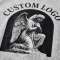 Custom Men's Oversized Boxy 95/5 Cotton-Spandex DTG Wash Rivet T-Shirt