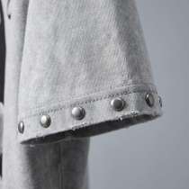 Custom Men's Oversized Boxy 95/5 Cotton-Spandex DTG Wash Rivet T-Shirt