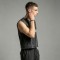 Washed DTG Print Rivet Patch Cropped Sleeveless Tank Top | Raw Frayed Hem | Streetwear Manufacturer