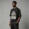 Washed DTG Dollar Prayer Print Cropped Distressed Tee | Frayed Raw Edge Hem | Clothing Manufacturer