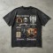 Washed DTG F1 Racing Skull Collage Oversized Tee | Distressed Frayed Edge | Streetwear Manufacturer