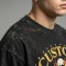 Vintage Washed Rivet Patch Print T-shirt | Street Daily Outfit | Custom Streetwear Manufacturer