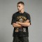 Vintage Washed Rivet Patch Print T-shirt | Street Daily Outfit | Custom Streetwear Manufacturer