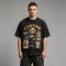 Vintage Washed Rivet Patch Print T-shirt | Street Daily Outfit | Custom Streetwear Manufacturer