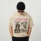 Spray Dye Puff DTG Print Vintage T-shirt | Acid Wash Distressed | Oversized Fit | Streetwear Manufacturer