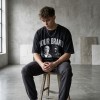 Washed DTG Print Oversize T Shirt | Vintage Acid Washed | Boxy Fit | Daily Street Hip Hop Wear | Custom Streetwear