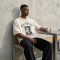 Spray Dye Washed DTG Portrait Letter Oversized Tee | Crew Neck Top | Retro Casual Streetwear | Clothing Manufacturer