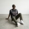 Wash Beaded Screen Print T-shirt | Vintage Acid Wash Bead Embellishment | Streetwear Manufacturer