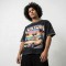 Acid Washed DTG Print Rhinestone Hotfix T-shirt | Oversized Boxy Fit | Custom Streetwear Manufacturer