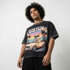 Acid Washed DTG Print Rhinestone Hotfix T-shirt | Oversized Boxy Fit | Custom Streetwear Manufacturer