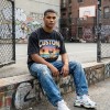 Acid Washed DTG Print Rhinestone Hotfix T-shirt | Oversized Boxy Fit | Custom Streetwear Manufacturer