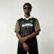 DTG Tiger Print and Screen Print Logo Applique T-shirt | Vintage Leopard Polo Jersey | OEM Streetwear