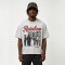 Vintage Distressed Washed Rivet DTG Print T-shirt | Eyelet Rivet Neckline | 100% Cotton Oversized Fit | Streetwear Manufacturer