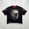 Vintage Washed DTG Print Boxing Graphic T-shirt | Acid Washed Crack Print | 100% Cotton Oversized Fit |Custom Streetwear