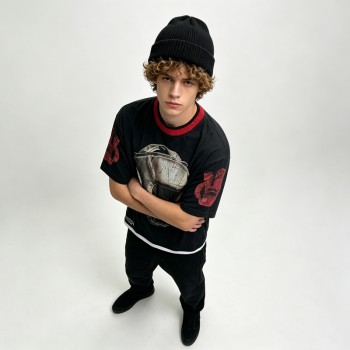 Vintage Washed DTG Print Boxing Graphic T-shirt | Acid Washed Crack Print | 100% Cotton Oversized Fit |Custom Streetwear