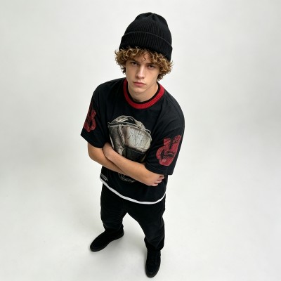 Vintage Washed DTG Print Boxing Graphic T-shirt | Acid Washed Crack Print | 100% Cotton Oversized Fit |Custom Streetwear
