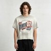 Vintage Washed Spray Dye Screen Print T-shirt | 100% Cotton Oversized Short Sleeve | Custom Streetwear Manufacturer