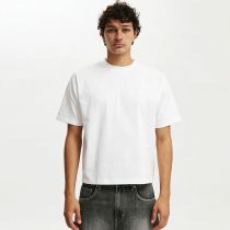 Custom Men's Oversized Boxy Blank 100% Cotton Heavyweight T-Shirt