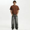 Custom Men's Oversized Boxy Blank 100% Cotton Heavyweight T-Shirt