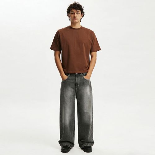 Custom Men's Oversized Boxy Blank 100% Cotton Heavyweight T-Shirt