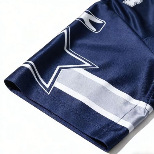 Custom Men's Navy Sublimation Mesh Team Jersey V-Neck