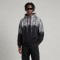 Sun Faded Spray Drip Print Heart Embroidery Hoodie | French Terry Kangaroo Pocket Hoodie |Custom Streetwear