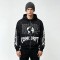 Screen Print Splash Ink Zip Up Hoodie | Oversized Fit | Street Daily Wear | Custom Streetwear Manufacturer