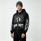 Screen Print Splash Ink Zip Up Hoodie | Oversized Fit | Street Daily Wear | Custom Streetwear Manufacturer