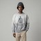 Spray Dye and Screen Print Crewneck Long sleeve t-shirt | Oversized Fit | Daily Street Casual Wear | Custom Streetwear