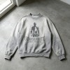 Spray Dye and Screen Print Crewneck Long sleeve t-shirt | Oversized Fit | Daily Street Casual Wear | Custom Streetwear
