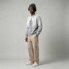 Spray Dye and Screen Print Crewneck Long sleeve t-shirt | Oversized Fit | Daily Street Casual Wear | Custom Streetwear