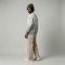Spray Dye and Screen Print Crewneck Long sleeve t-shirt | Oversized Fit | Daily Street Casual Wear | Custom Streetwear