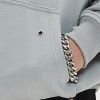 Custom Men's Grommet Detail Creative Hoodie 100% Cotton