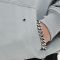Custom Men's Grommet Detail Creative Hoodie 100% Cotton