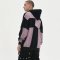 Custom Men's Irregular Color-Block Patchwork Hoodie 100% Cotton