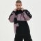 Custom Men's Irregular Color-Block Patchwork Hoodie 100% Cotton