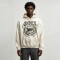 Washed Spray Dye DTG Print Helmet Graphic Hoodie | Vintage Distressed | Custom Streetwear