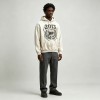 Washed Spray Dye DTG Print Helmet Graphic Hoodie | Vintage Distressed | Custom Streetwear